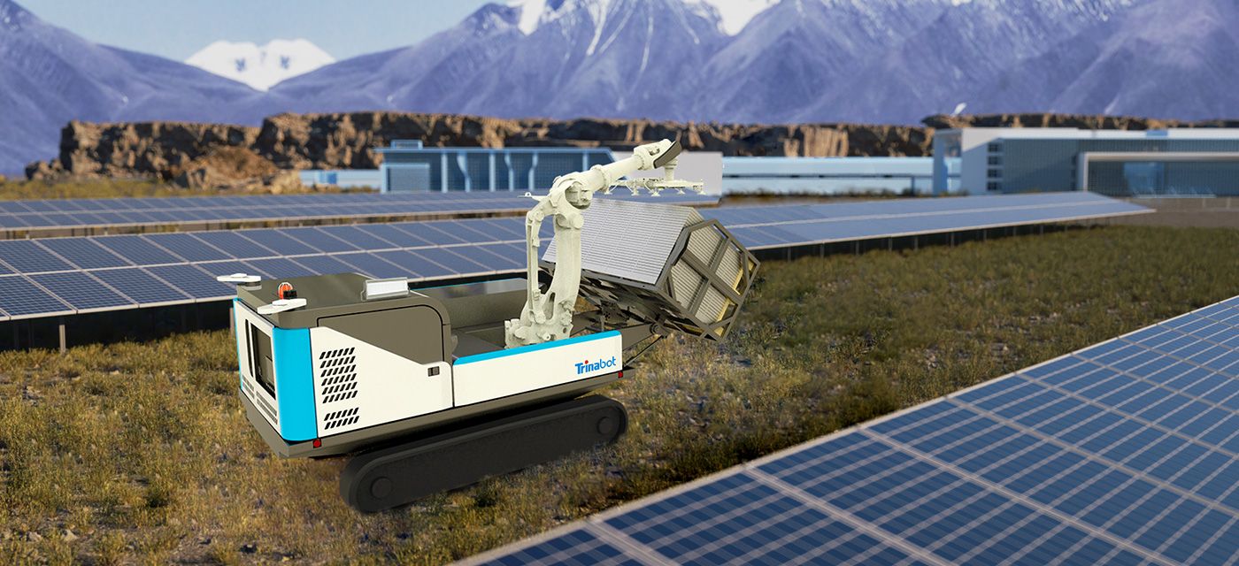 ”光筑系列“光伏组件安装机器人