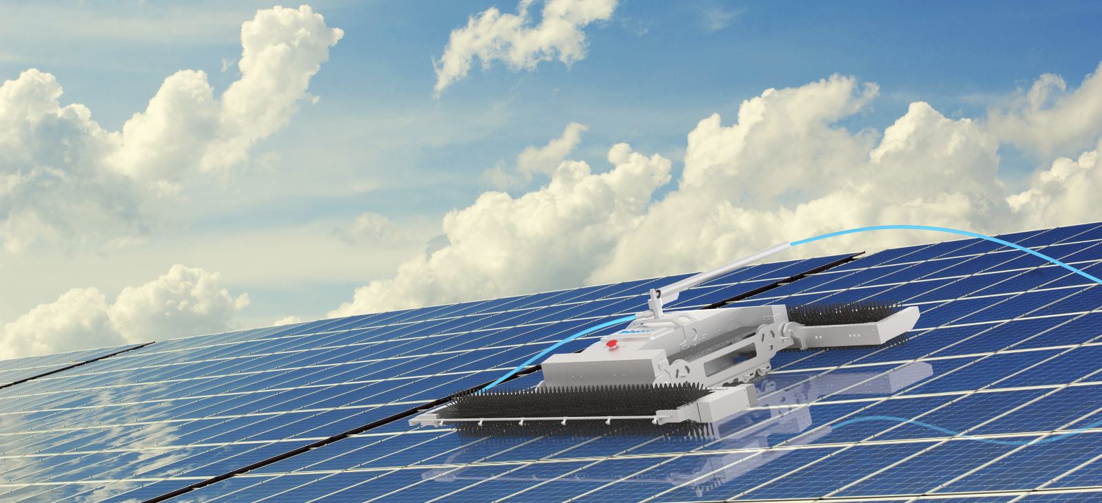 “光驭”履带式光伏清扫机器人